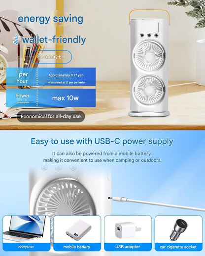 Portable Mini Air Cooler Fan-Double-Ended™