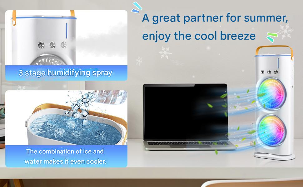 Portable Mini Air Cooler Fan-Double-Ended™